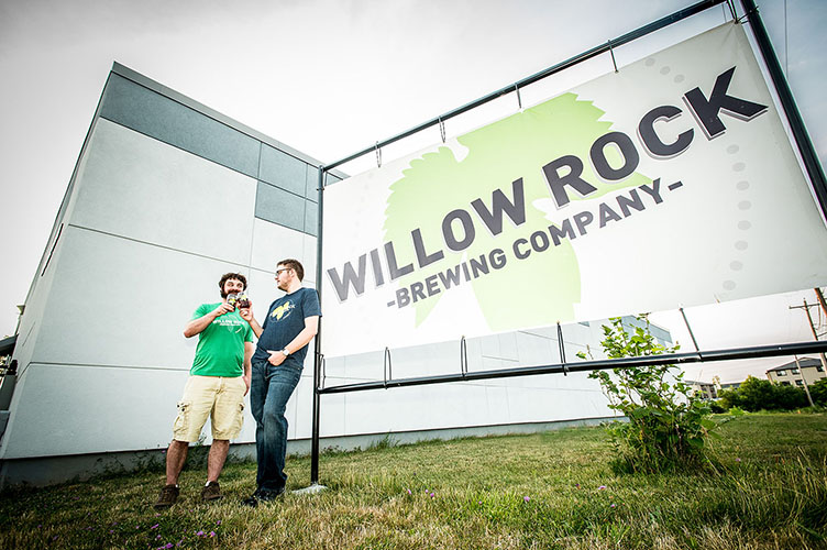 Willow Rock Brewing Company Sign
